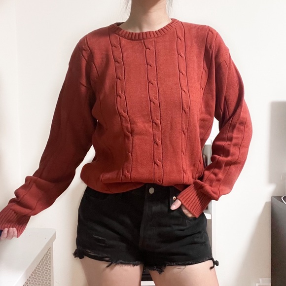 Oscar de la Renta Cable Knit Pullover Sweater - Picture 2 of 6